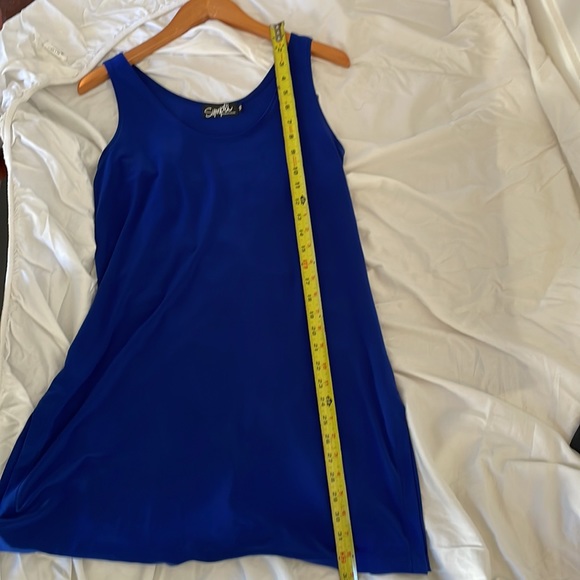 Sympli sleeveless tunic - Royal blue - Picture 4 of 7